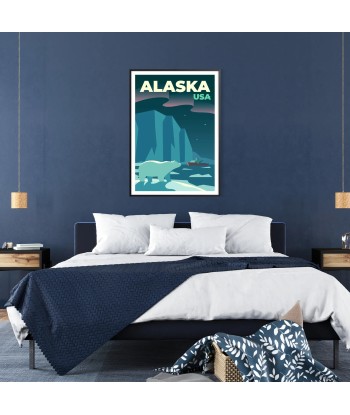 Affiche Voyage Affiche Alaska États-Unis 50% de réduction en Octobre 2024