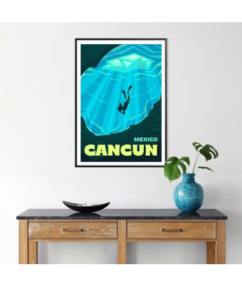 Affiche Voyage Affiche Cancun Par le système avancé 