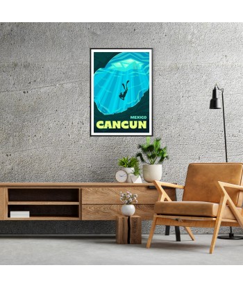 Affiche Voyage Affiche Cancun Par le système avancé 