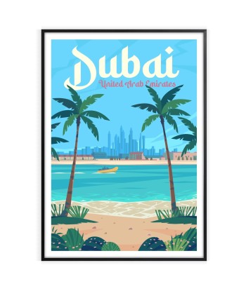 Affiche Voyage Affiche Dubaï À commander