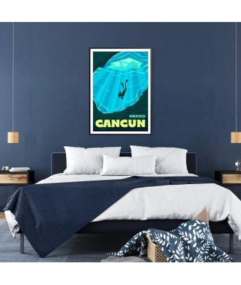 Affiche Voyage Affiche Cancun Par le système avancé 