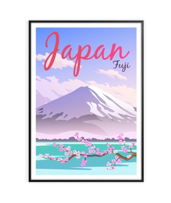 Fuji Poster Japon Affiche Voyage d'Europe débarque