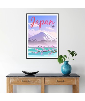 Fuji Poster Japon Affiche Voyage d'Europe débarque