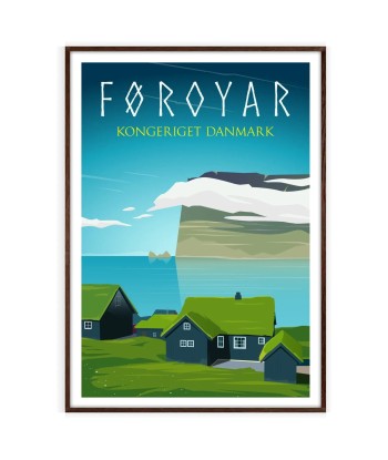 Foroyar Poster Danmark Voyage Affiche pas cheres