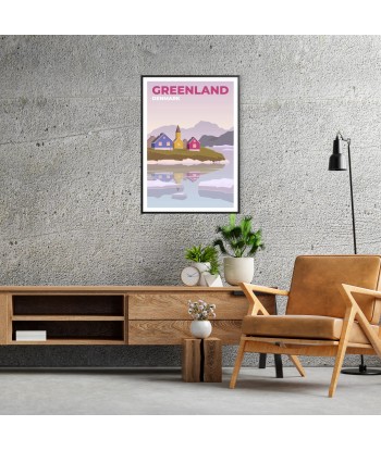 Groenland Poster Danemark Voyage Affiche Venez découvrir notre 