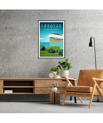 Foroyar Poster Danmark Voyage Affiche pas cheres