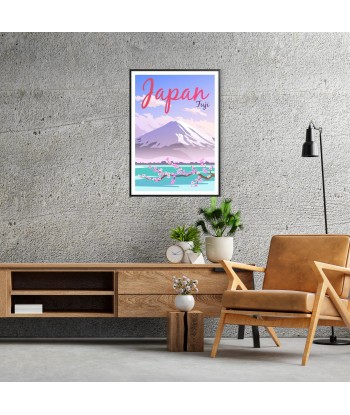 Fuji Poster Japon Affiche Voyage d'Europe débarque