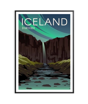 Affiche Voyage Affiche Islande acheter en ligne