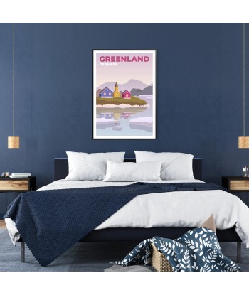 Groenland Poster Danemark Voyage Affiche Venez découvrir notre 