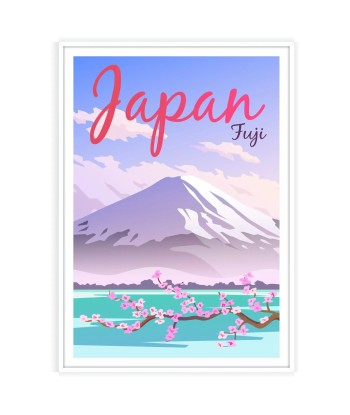 Fuji Poster Japon Affiche Voyage d'Europe débarque