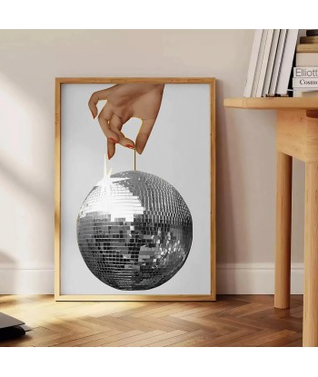 Disco Hand Graphic Wall Print 50-70% off 