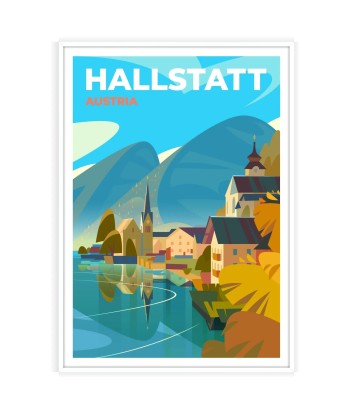 Hallstatt Autricheaffiche Voyage Vous souhaitez 