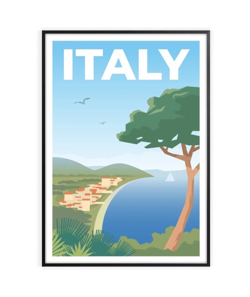 Affiche Voyage Affiche Italie est présent 