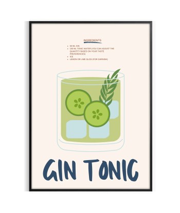 Gin Tonic Kitchen Art À commander