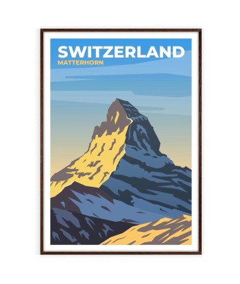 Cervin Affiche Suisse Affiche Poster rembourrage situé sous