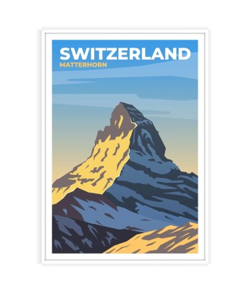 Cervin Affiche Suisse Affiche Poster rembourrage situé sous