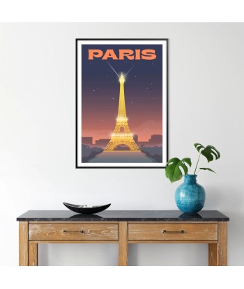 Affiche Nuit Paris Economisez 