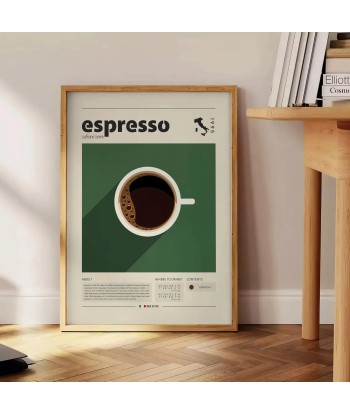 Espresso Coffee Italy Kitchen Wall Art JUSQU'A -70%! 