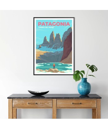 Affiche Voyage Affiche Patagonie des créatures d'habitude