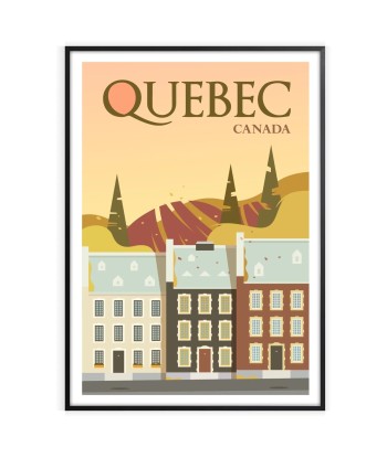 Affiche Québec basket pas cher