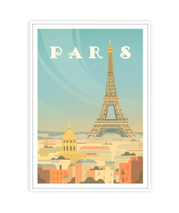 Affiche Voyage Affiche Paris Les magasins à Paris et en Île-de-France