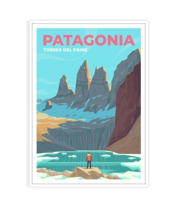 Affiche Voyage Affiche Patagonie des créatures d'habitude