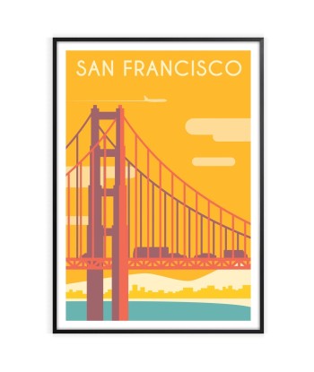 Affiche Voyage San Francisco JUSQU'A -70%! 