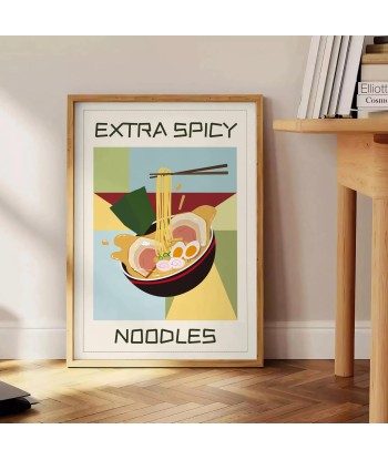 Extra Spicy Noodles Kitchen Wall Art votre restaurant rapide dans 