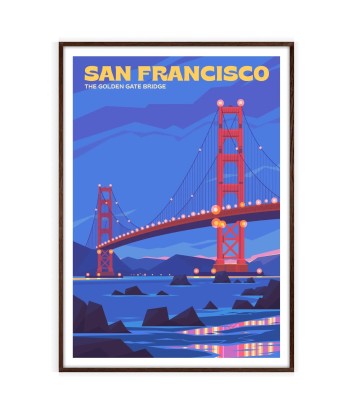 Affiche Voyage Affiche San Francisco Profitez des Offres !