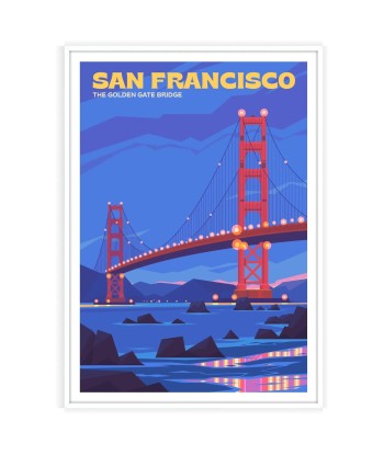 Affiche Voyage Affiche San Francisco Profitez des Offres !