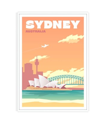 Affiche Voyage Affiche Sydney solde