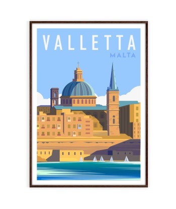 La Valette Affichemalte Affiche Voyage Par le système avancé 