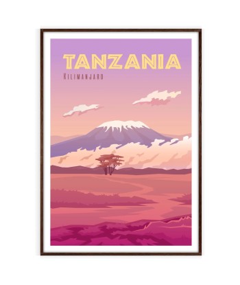 Affiche Voyage Affiche Tanzanie pas cheres