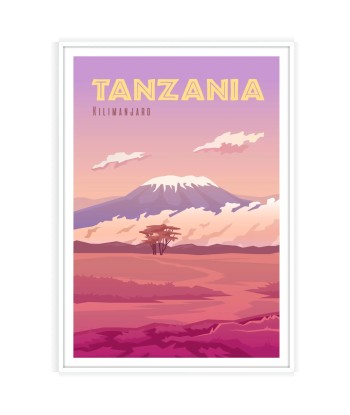 Affiche Voyage Affiche Tanzanie pas cheres