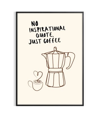 No Inspirational Quote Just Coffee Kitchen Art ouvre sa boutique