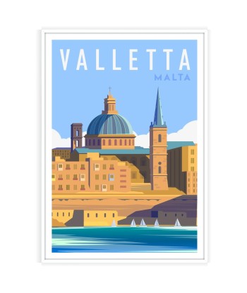 La Valette Affichemalte Affiche Voyage Par le système avancé 