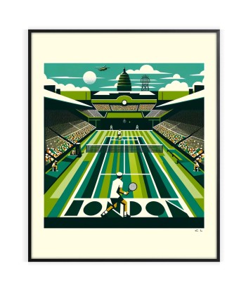 Affiche Wimbledon Affiche Tennis meilleur choix