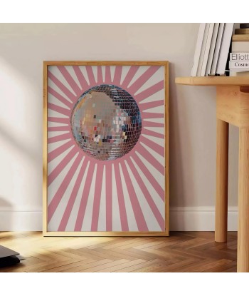 Disco Graphic Wall Print solde