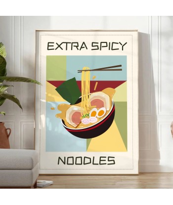 Extra Spicy Noodles Kitchen Wall Art votre restaurant rapide dans 