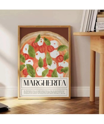 Margherita Pizza Kitchen Wall Print Comment ça marche