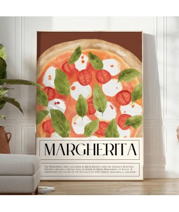 Margherita Pizza Kitchen Wall Print Comment ça marche