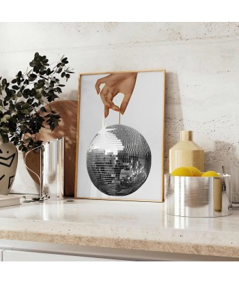 Disco Hand Graphic Wall Print 50-70% off 