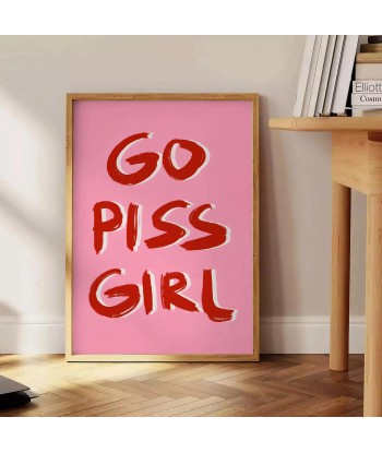 Affiche Populaire Go Piss Girl Venez acheter