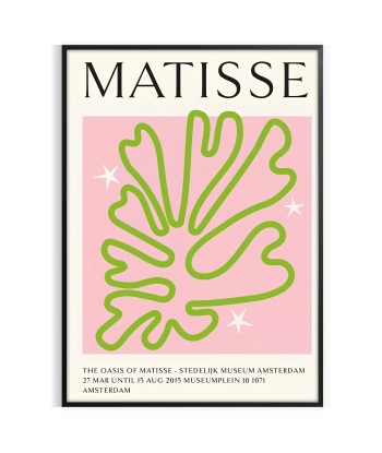 Affiche Populaire Matisse Vert Rose offre 