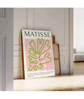 Affiche Populaire Matisse Vert Rose offre 