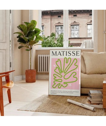 Affiche Populaire Matisse Vert Rose offre 