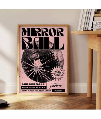 Affiche Tendance Mirror Ball Fuklore la chaussure