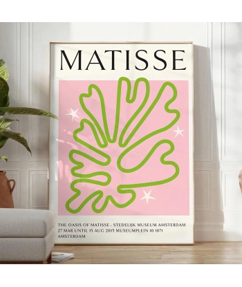 Affiche Populaire Matisse Vert Rose offre 