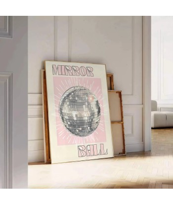 Affiche Graphique Tendance Mirror Ball Les êtres humains sont 