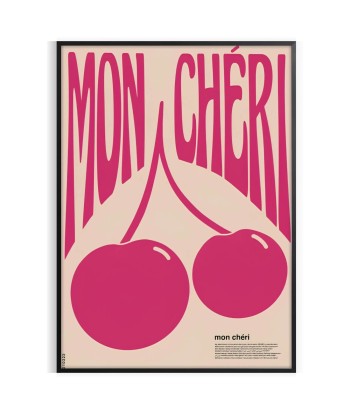 Affiche Graphique Cuisine Mon Chri Cherries offre 